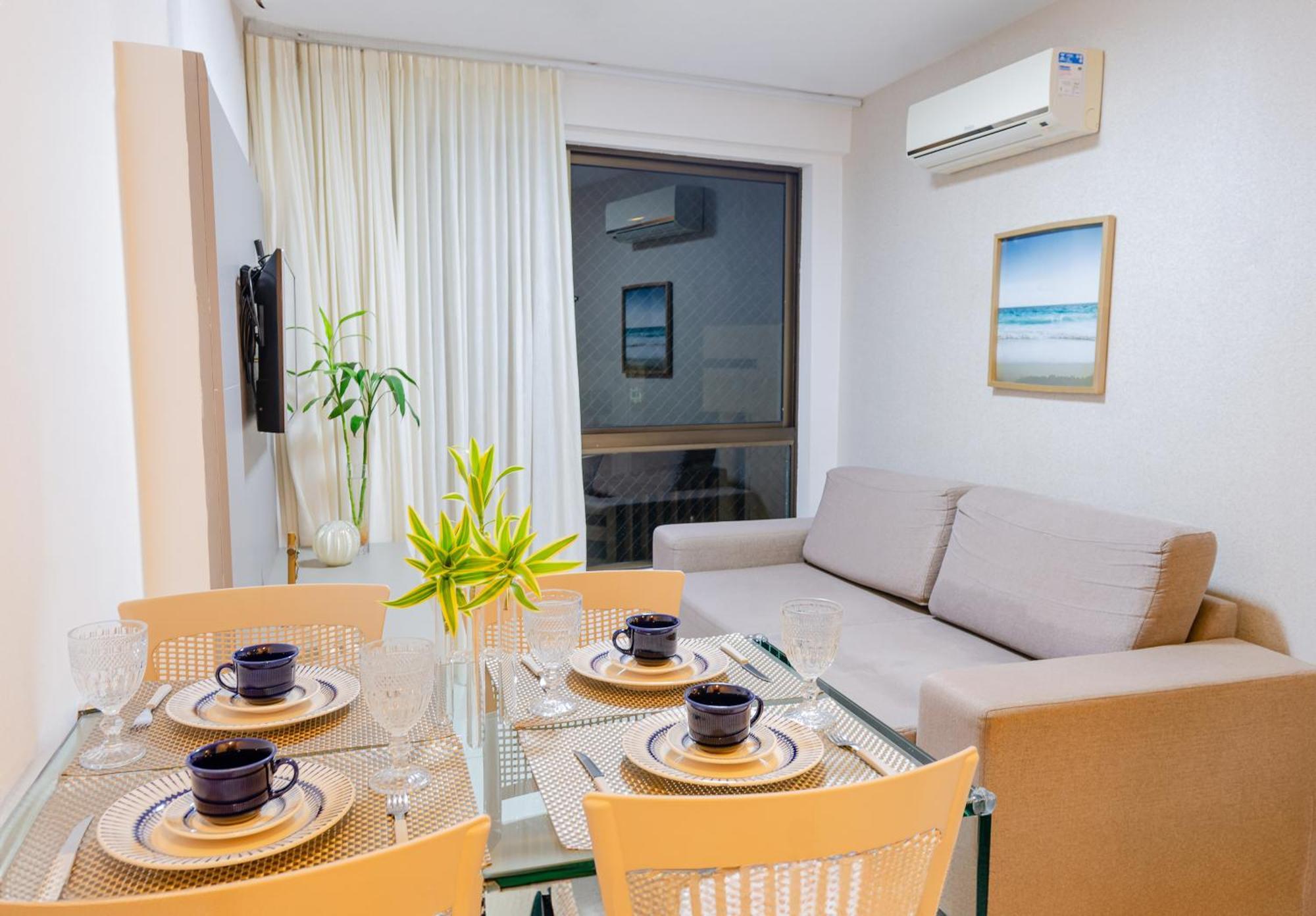 Apartamento, Vista Mar, Praia De Boa Viagem, Hospedes Exigentes! レシフェ エクステリア 写真